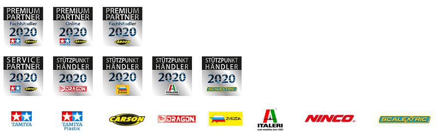 Wir sind TAMIYA / CARSON Premium Händler 2020 - Wir sind TAMIYA / CARSON Premium Händler 2020