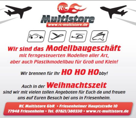 Das RC-Multistore Team informiert: - Das RC-Multistore Team informiert: