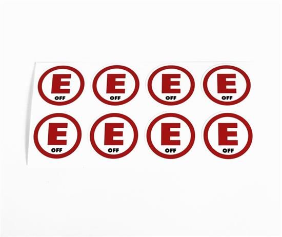 Robitronic Aufkleber Engine Off / R20010