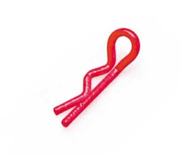 Robitronic Karosserieclips Leuchtend Orangerot (10) / RS016O