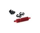 Robitronic Sprit & Abgas Kühler Rot (inkl. Halter & 2x Spritklipp) / R07127R