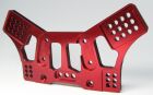 Robitronic Aluminium CNC Dämpferbrücke Vorne (Mantis) rot eloxiert / R26183