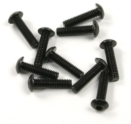 Robitronic Rundkopf Schraube Innensechskant M4x16mm (10 Stk) / R27164