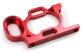 Robitronic Motorhalteplatte rot eloxiert / RA2038