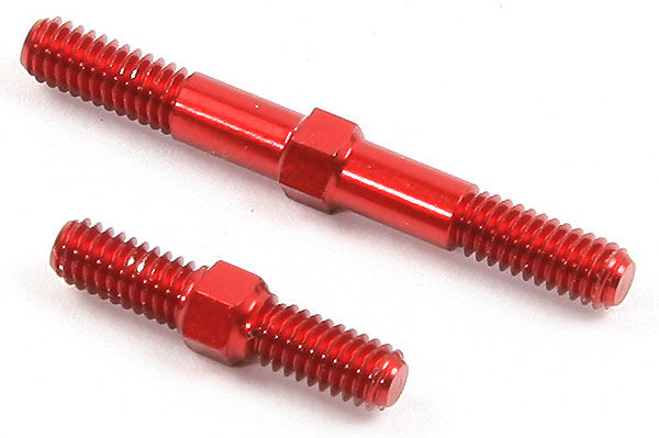 Robitronic Aluminium R/L Gewindestangen Scalpel Red (Set) / RA2097