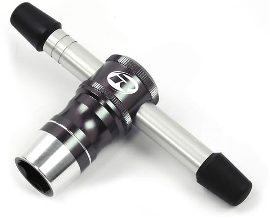 Robitronic Stecknußschlüssel Aluminium 17mm Grau / R06200G