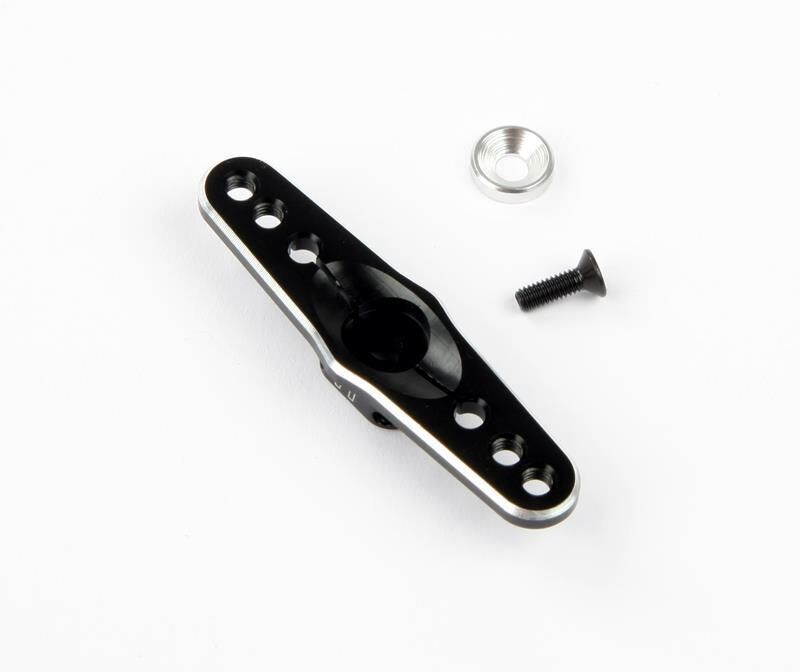 Robitronic Aluminium Servo Arm 24 Z. doppel (leicht) Schwarz / R17027