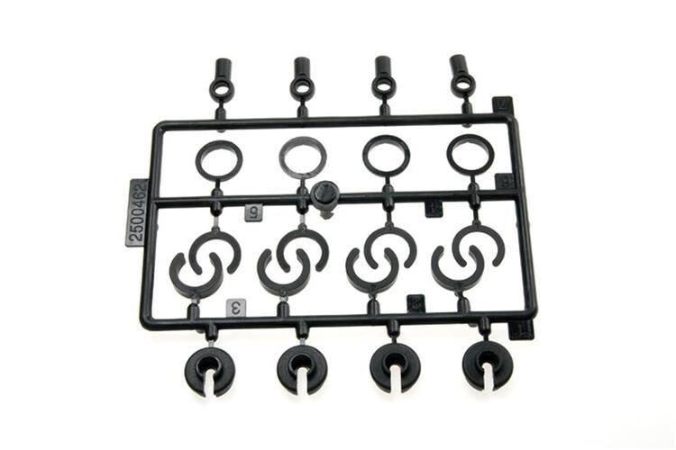 Robitronic Öl Dämpfer Plastikteile Set / RSU00108