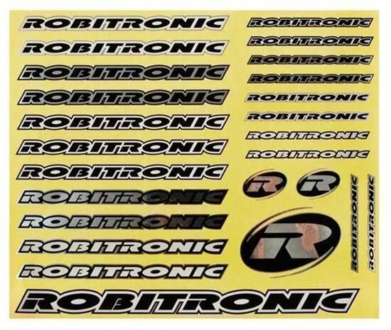 Robitronic Sticker-Set Chrome / R20000