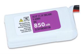 SLS Lipo Akku XTRON 850mAh 3S1P 11,1V 30C/60C /...