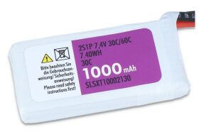SLS Lipo Akku XTRON 1000mAh 2S1P 7,4V 30C/60C /...