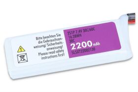 SLS Lipo Akku XTRON 2200mAh 2S1P 7,4V 30C/60C /...