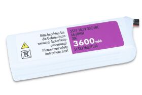 SLS Lipo Akku XTRON 3600mAh 5S1P 18,5V 30C/60C / SLSXT36005130