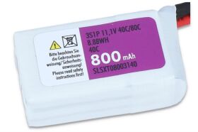 SLS Lipo Akku XTRON 800mAh 3S1P 11,1V 40C/80C /...