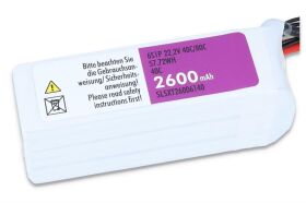SLS Lipo Akku XTRON 2600mAh 6S1P 22,2V 40C/80C /...