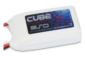 SLS Lipo Akku X-CUBE 850mAh 2S1P 7,4V 30C/60C /...