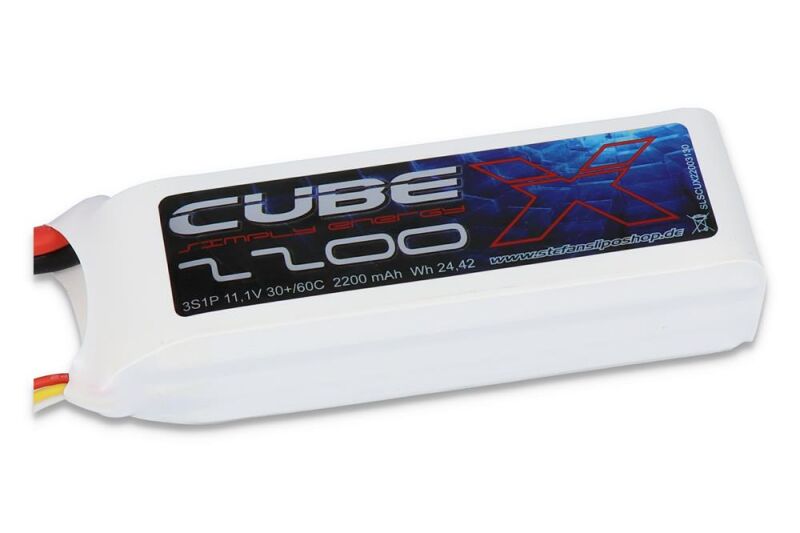 SLS Lipo Akku X-CUBE 2200mAh 3S1P 11,1V 30C/60C / SLSCUX22003130