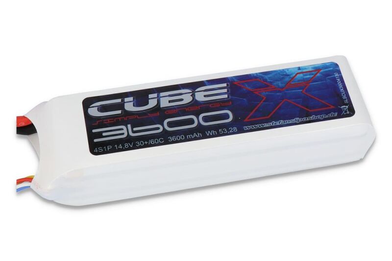 SLS Lipo Akku X-CUBE 3600mAh 4S1P 14,8V 30C/60C / SLSCUX36004130