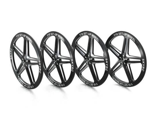 SkyRC Setup Wheel Alu schwarz / SK600069-06