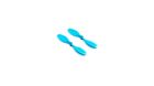 Blade Ersatzteil Nano QX Propeller RD blau (2) / BLH7203