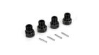 LOSI Ersatzteil Wheel Hex Black & Pin (4) MTXL / LOS252050