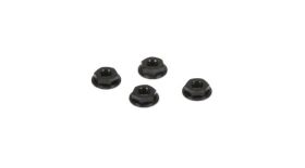 Team Losi Racing Muttern Aluminium M4 Serrated Low...