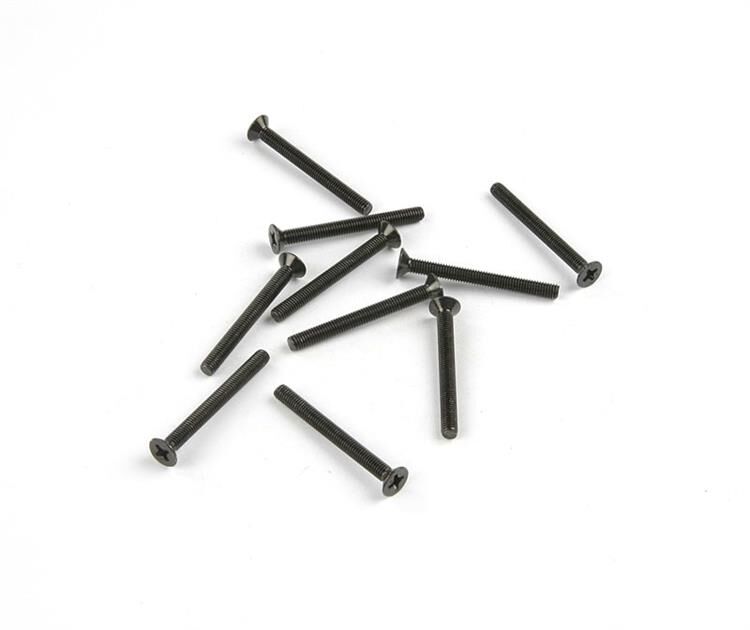 Axial M3x30mm Flat Head (Black Oxide) / AXA700