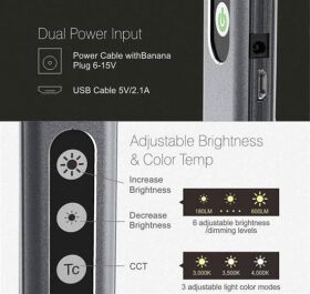 SkyRC Led Pit Light Schwarz / SK600089BK