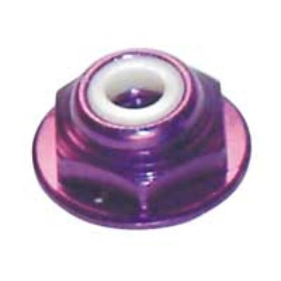 Team Magic 8-32 Mutter mit Flansch Purple (4) / TM111098P