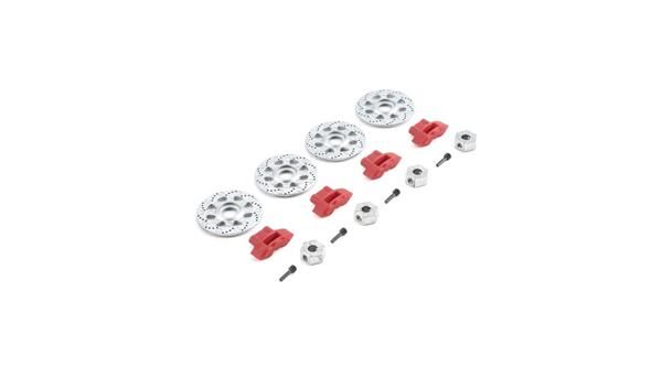 LOSI Ersatzteil Hex, Rotor, Caliper & Pin Set (4) Baja Rey / LOS232006