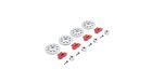LOSI Ersatzteil Hex, Rotor, Caliper & Pin Set (4) Baja Rey / LOS232006