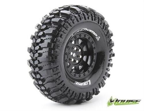 LOUISE CR-CHAMP 1.9 supersoft Felge schwarz 12mm Crawler / T3231VB
