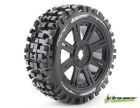 LOUISE 1/8 Buggy Räder B-ulldoze soft Speichen-Felge schwarz / T324SB