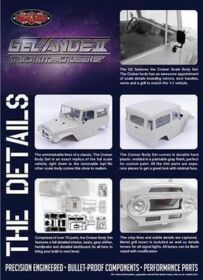 RC4WD Gelande II Truck Kit w/Cruiser Body Set / RC4ZK0051