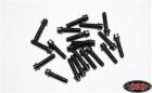 RC4WD Miniature Scale Hex Bolts (M2 x 8mm) (Black) / RC4ZS0376