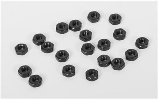 RC4WD Regular M2 Black Nuts (20) / RC4ZS1144