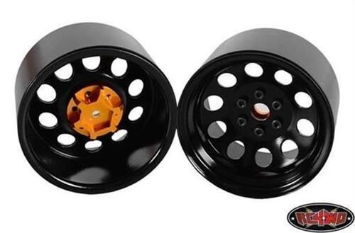 RC4WD Pro10 40 Series 3.8 Steel Stamped Beadlock Wheel (Black) / RC4ZW0056