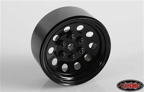 RC4WD Pro10 1.9 Steel Stamped Beadlock Wheel (Black) 4St/ RC4ZW0074