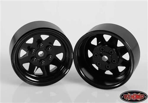 RC4WD 6 Lug Wagon 1.9 Steel Stamped Beadlock Wheels (Black) (4) / RC4ZW0130