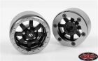 RC4WD Fuel Offroad Trophy 1.9 Beadlock Wheels (Black/Gray) / RC4ZW0202