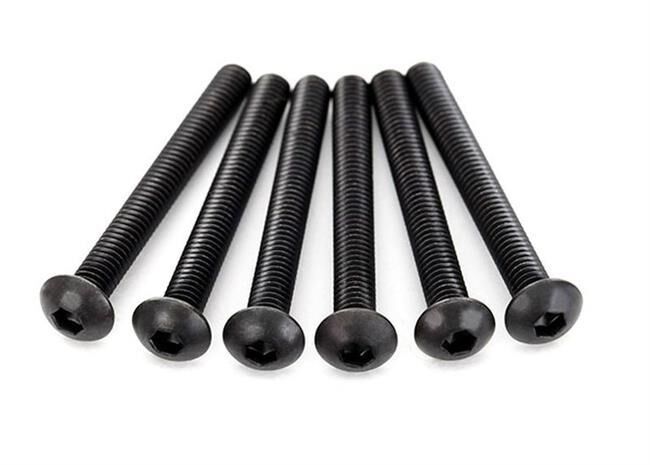 Traxxas Schrauben, 4x35mm Rundkopf M-Gewinde (Innensechskant) (6)/ TRX2595