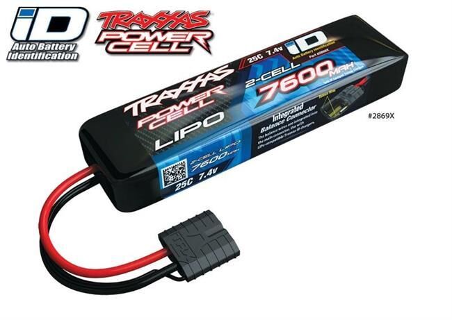 TRAXXAS LIPO Akku mit iD-Stecker 7600mAh 7,4V 2-Zellen 25C / TRX2869X