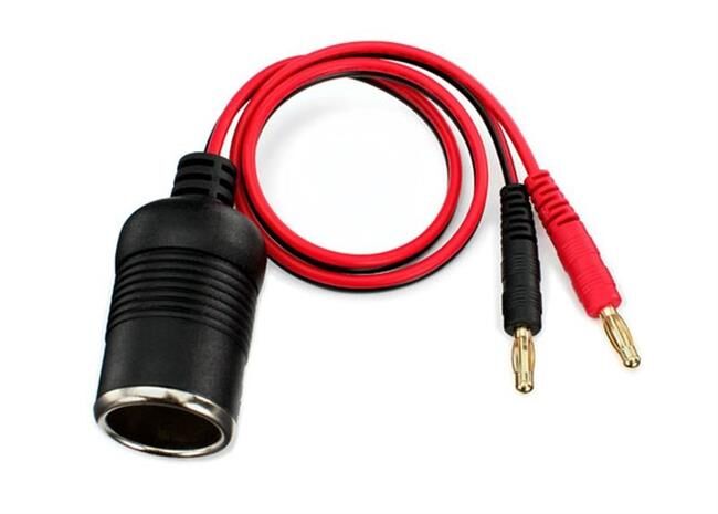 Traxxas Adapterkabel Zigarettenanzünder/4mm Stecker 12 Volt/ TRX2980