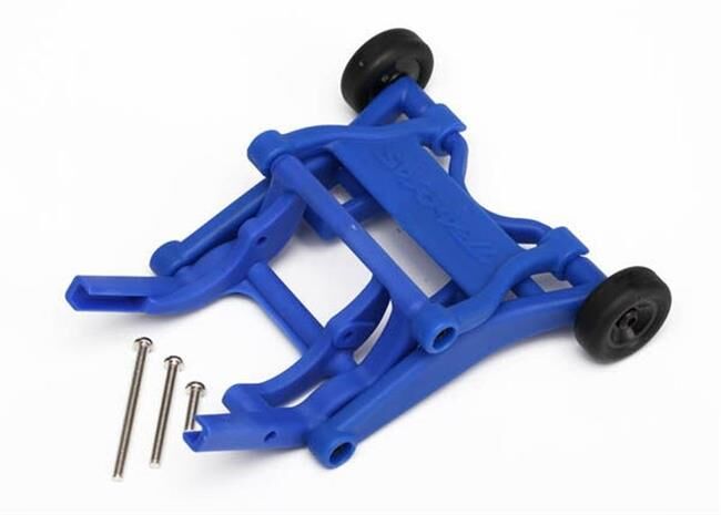 Traxxas Wheelie Bar montiert blau für Stampede Rustler Bandit Bigfoot Ford F-150 Raptor Slash / TRX3678X