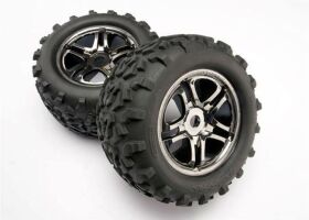 Traxxas Reifen T-Maxx 3.8Zoll auf Felge verklebt / TRX4983A