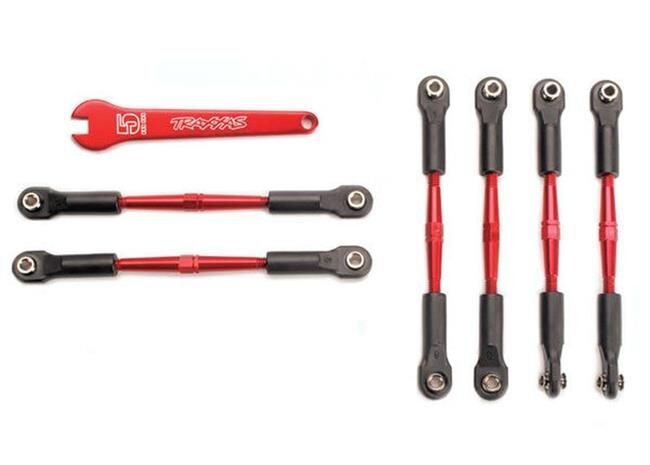 Traxxas L/R Gewindestange 58mm Alu rot Jato / TRX5539X