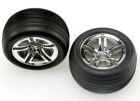 Traxxas TIRES & WHEELS, ASSEMBLED, GLU/ TRX5574R