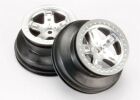 Traxxas Felgen satin chrom 2.2 hinten Slash / TRX5872