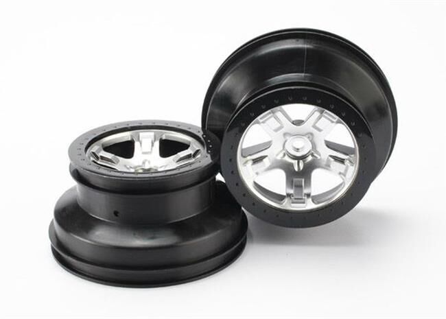 Traxxas Felge schwarz/satin Slash hi4x4 vo/hi / TRX5872X