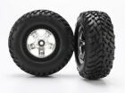 Traxxas Reifen+Felge montiert Slash vo schw/satin / TRX5875X